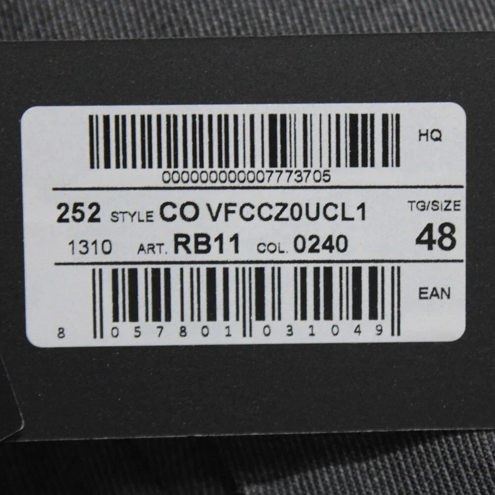 PT Torino NWT Dress Pants Size 48 (US 32) Slim Fit in Dark Gray Wool Blend